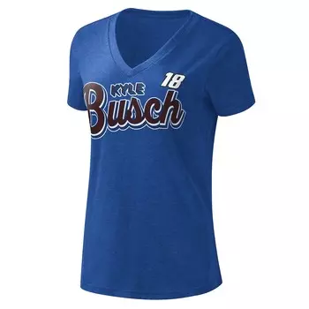 Футболка с коротким рукавом G-III 4Her by Carl Banks Kyle Busch, синий