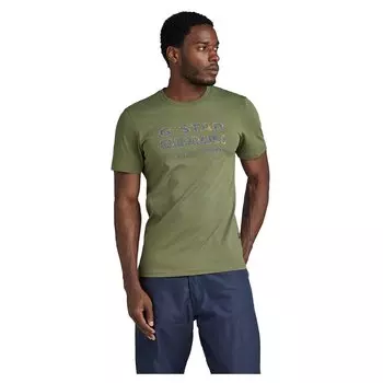 Футболка с коротким рукавом G-Star Distressed Originals Slim Fit, зеленый