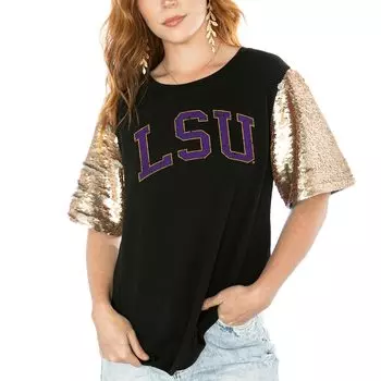 Футболка с коротким рукавом Gameday Couture Lsu Tigers, черный