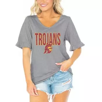 Футболка с коротким рукавом Gameday Couture Usc Trojans, серый