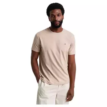 Футболка с коротким рукавом Gant 2003184 Regular Fit, бежевый