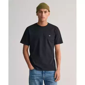 Футболка с коротким рукавом Gant 2003184 Regular Fit, черный