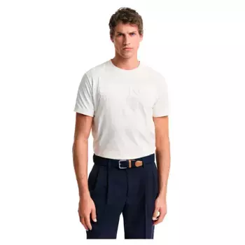 Футболка с коротким рукавом Gant 2003339, белый
