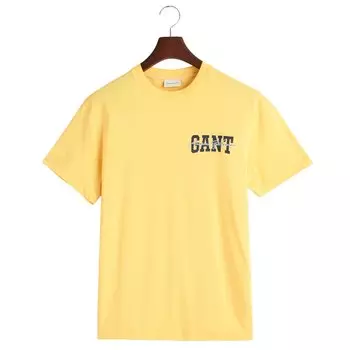 Футболка с коротким рукавом Gant Arch Script, желтый