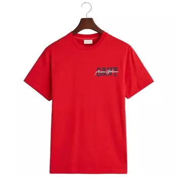 Футболка с коротким рукавом Gant Arch Script, красный