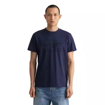 Футболка с коротким рукавом Gant D1 Tonal Archive Shield, синий