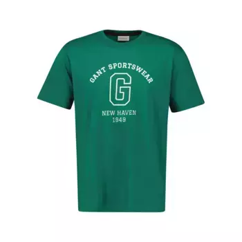 Футболка с коротким рукавом Gant Graphic 2003310, зеленый