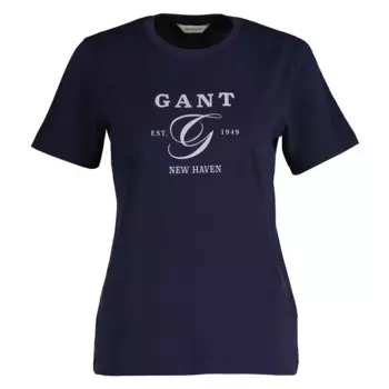 Футболка с коротким рукавом Gant Graphic, синий