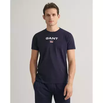 Футболка с коротким рукавом Gant Jersey, синий