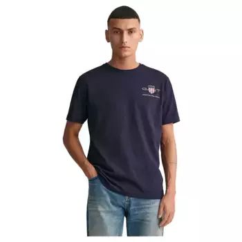 Футболка с коротким рукавом Gant Reg Archive Shield Emb, синий