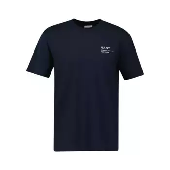 Футболка с коротким рукавом Gant Small Graphic 2003300, синий