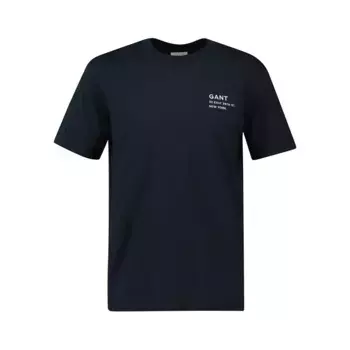 Футболка с коротким рукавом Gant Small Graphic 2003300, черный