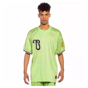 Футболка с коротким рукавом Grimey Jungle Punch Mesh, зеленый