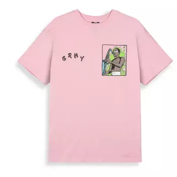 Футболка с коротким рукавом Grimey The Trouble Sleep Regular, розовый