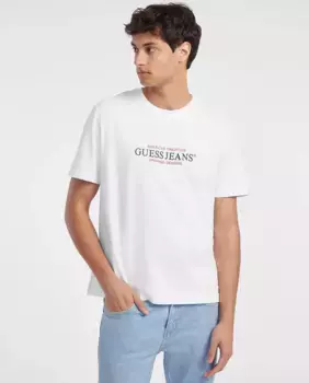 Футболка с коротким рукавом Guess Jeans, белый