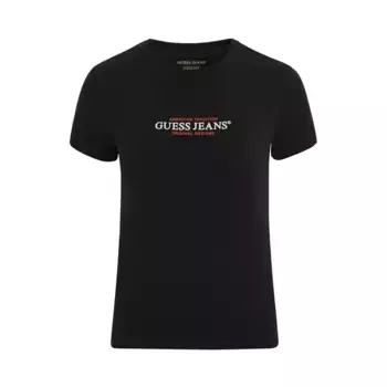 Футболка с коротким рукавом Guess Jeans Gj Cn Slim American Tr, черный
