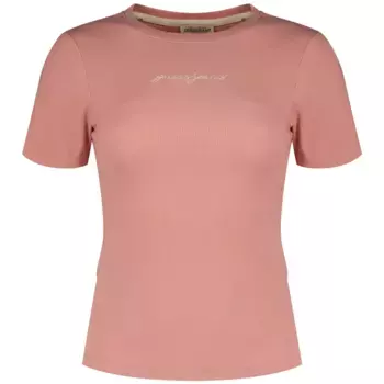 Футболка с коротким рукавом Guess Jeans Gj Sl Cn Embro Slim Rib, розовый