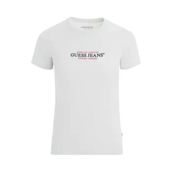 Футболка с коротким рукавом Guess Jeans Gj Cn Slim American Tr, белый