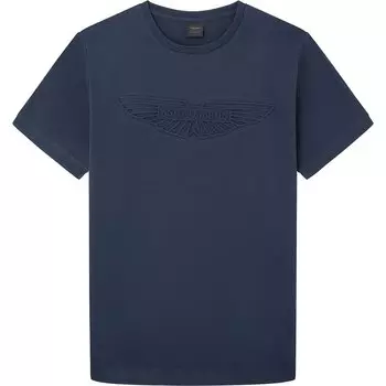 Футболка с коротким рукавом Hackett Am Emboss, синий