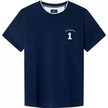 Футболка с коротким рукавом Hackett Heritage Number, синий