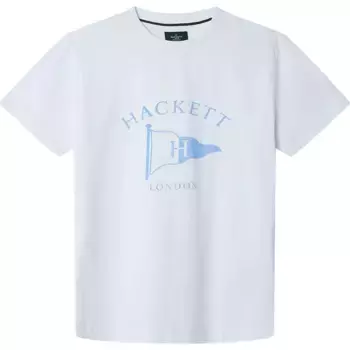 Футболка с коротким рукавом Hackett Heritage Rgta Flag, белый