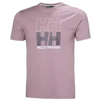 Футболка с коротким рукавом Helly Hansen Core Graphic T 2.0, фиолетовый