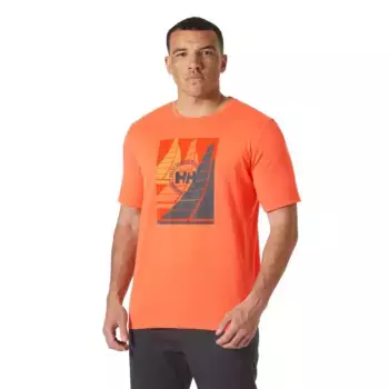 Футболка с коротким рукавом Helly Hansen Race Sailing, оранжевый