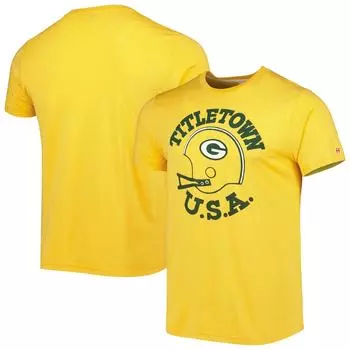 Футболка с коротким рукавом Homage Green Bay Packers, золотой