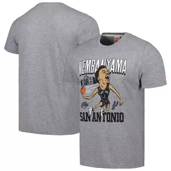 Футболка с коротким рукавом Homage San Antonio Spurs, серый