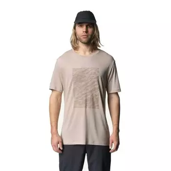 Футболка с коротким рукавом Houdini Tree Message, бежевый