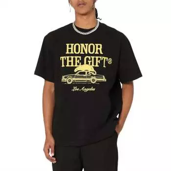 Футболка с коротким рукавом Htg Pack черного/золотого цвета HONOR THE GIFT