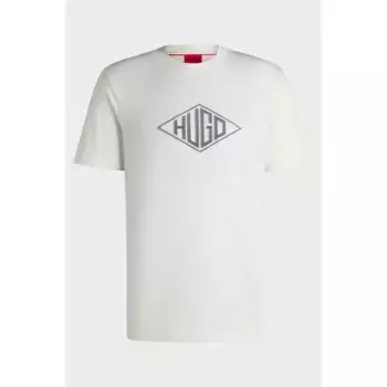 Футболка с коротким рукавом HUGO Dalendi 01, белый