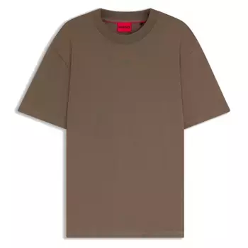 Футболка с коротким рукавом HUGO Dapolino 10248326 01, коричневый