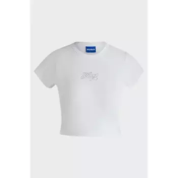 Футболка с коротким рукавом HUGO Dome 01 BLUE, белый