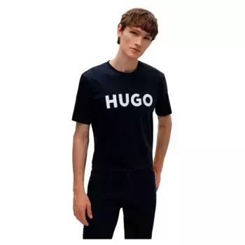 Футболка с коротким рукавом HUGO Dulivio, черный