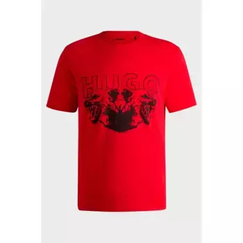 Футболка с коротким рукавом HUGO Durro 01, красный