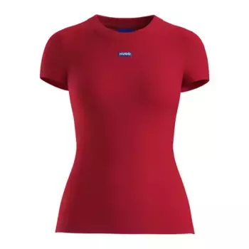 Футболка с коротким рукавом HUGO Easy BLUE, красный