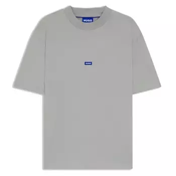 Футболка с коротким рукавом HUGO Nieros 01 BLUE, серый
