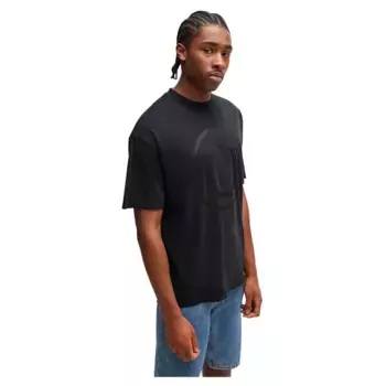 Футболка с коротким рукавом HUGO Oversized 01, черный