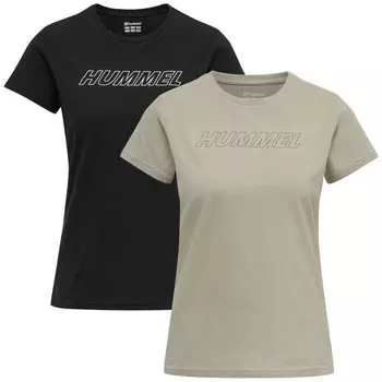 Футболка с коротким рукавом Hummel Cali Cotton 2 Units, Разноцветный