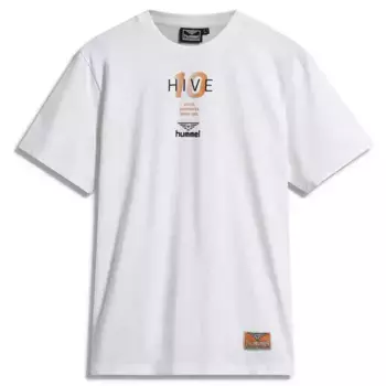 Футболка с коротким рукавом Hummel Hive Aiden, белый