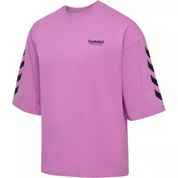 Футболка с коротким рукавом Hummel Oversized Willy SW, фиолетовый