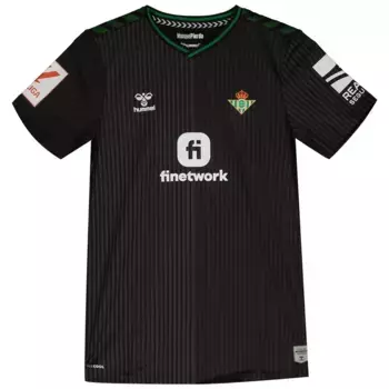 Футболка с коротким рукавом Hummel Real Betis 23/24 Third junior, черный