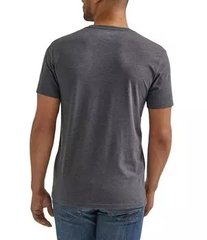 Футболка с коротким рукавом и графическим логотипом Wrangler Rope, серый