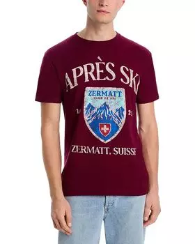 Футболка с коротким рукавом и графическим принтом Apres Ski Philcos, красный