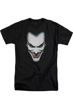 Футболка с коротким рукавом и изображением Бэтмена Джокера для взрослых Gildan, черный