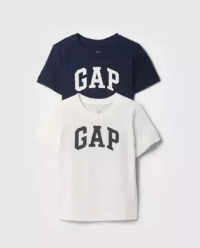 Футболка с коротким рукавом и круглым вырезом для мальчика Gap, тёмно-синий