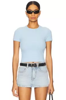 Футболка с коротким рукавом и круглым вырезом для младенцев Alexander Wang, sky blue