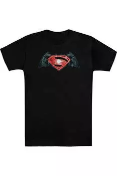 Футболка с коротким рукавом и логотипом Batman V Superman Industrial для взрослых Gildan, черный