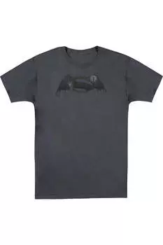 Футболка с коротким рукавом и логотипом Batman V Superman Cityscape для взрослых Gildan, цвет charcoal